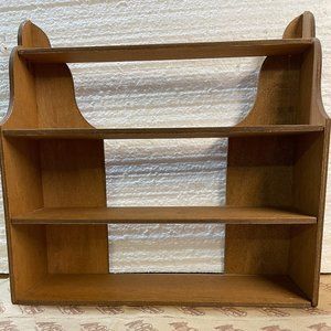 Hanging Wooden 4-Tier Shelf